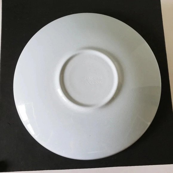 Unique Light Blue Postal Stamps Mini Tea Cup and Saucer. - Picture 7 of 10